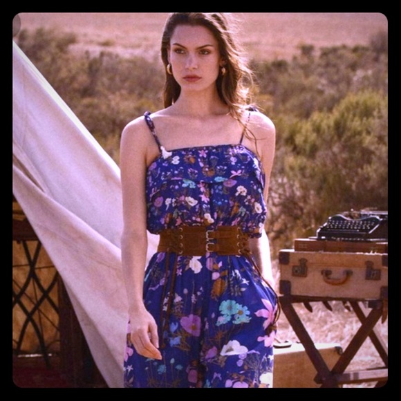 Wild Bloom Strappy Pantsuit